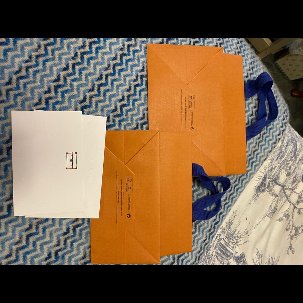 LV shopping bags